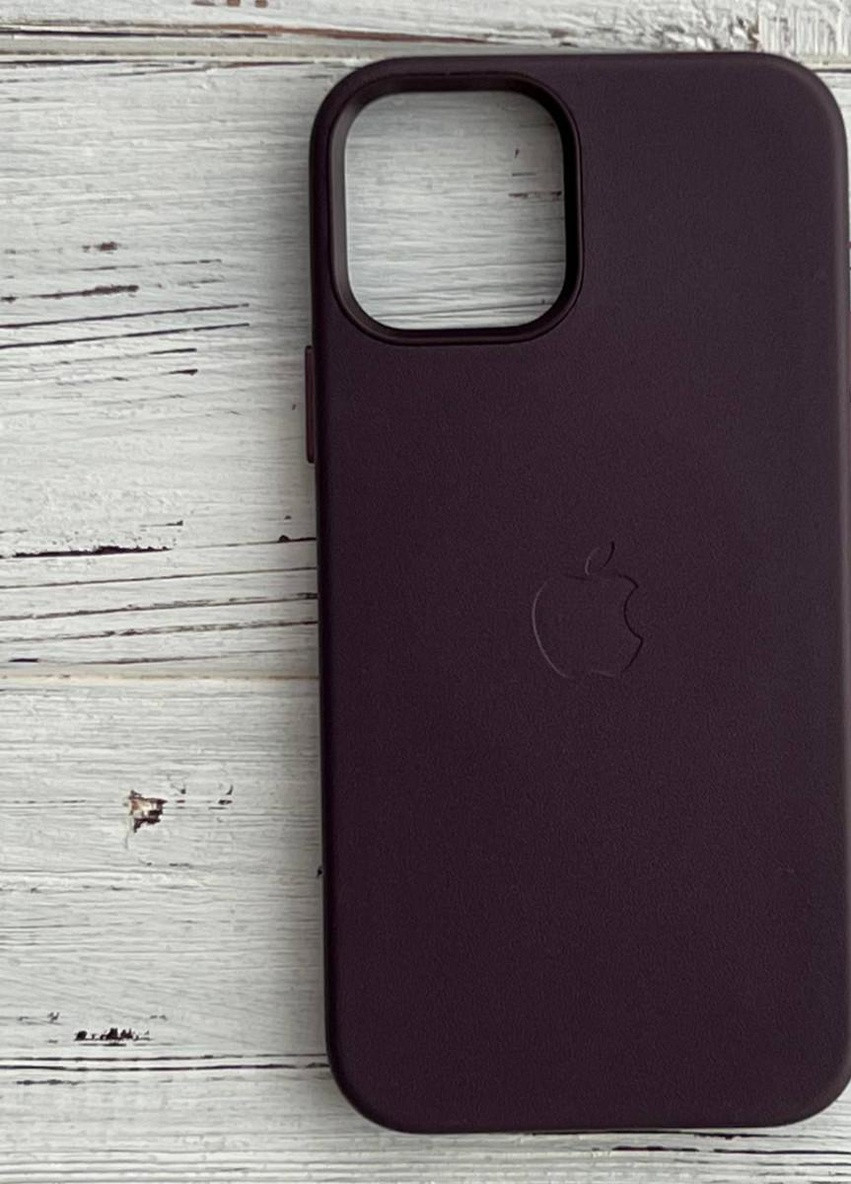 Шкіряний Чохол Накладка Leather Case (AA) with MagSafe Для IPhone 13 Pro Atrament No Brand (254091857)