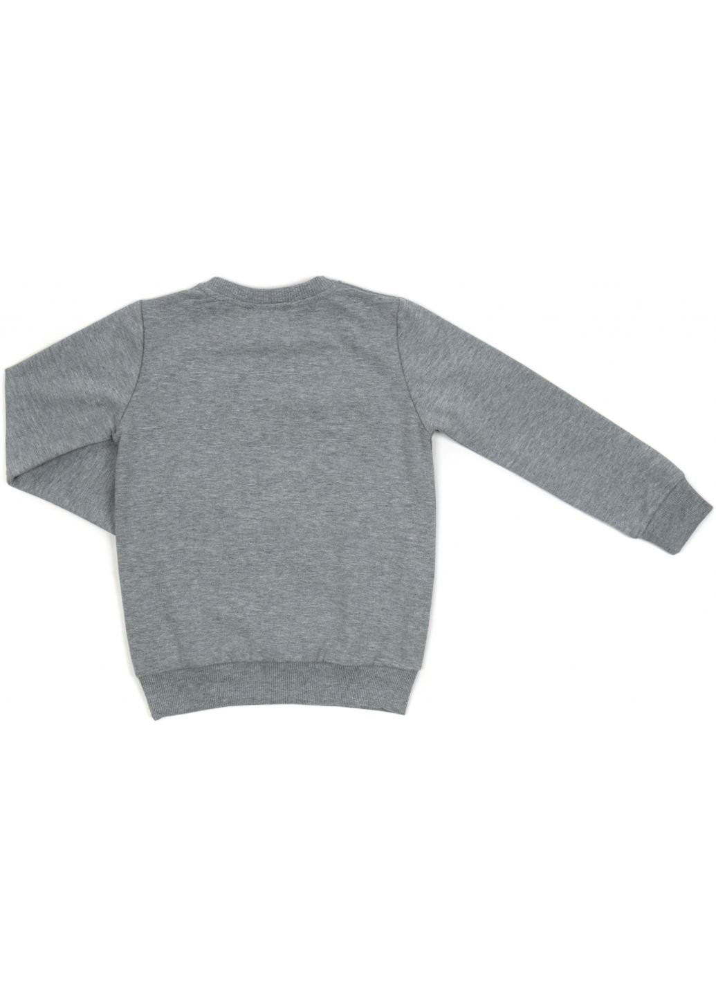 Серый демисезонный спортивный костюм "sport team" (13680-140b-gray) Breeze