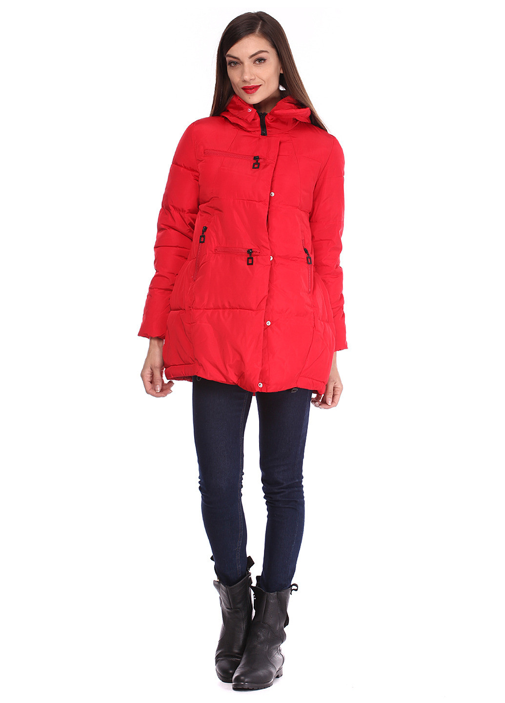 Красная зимняя куртки Altum