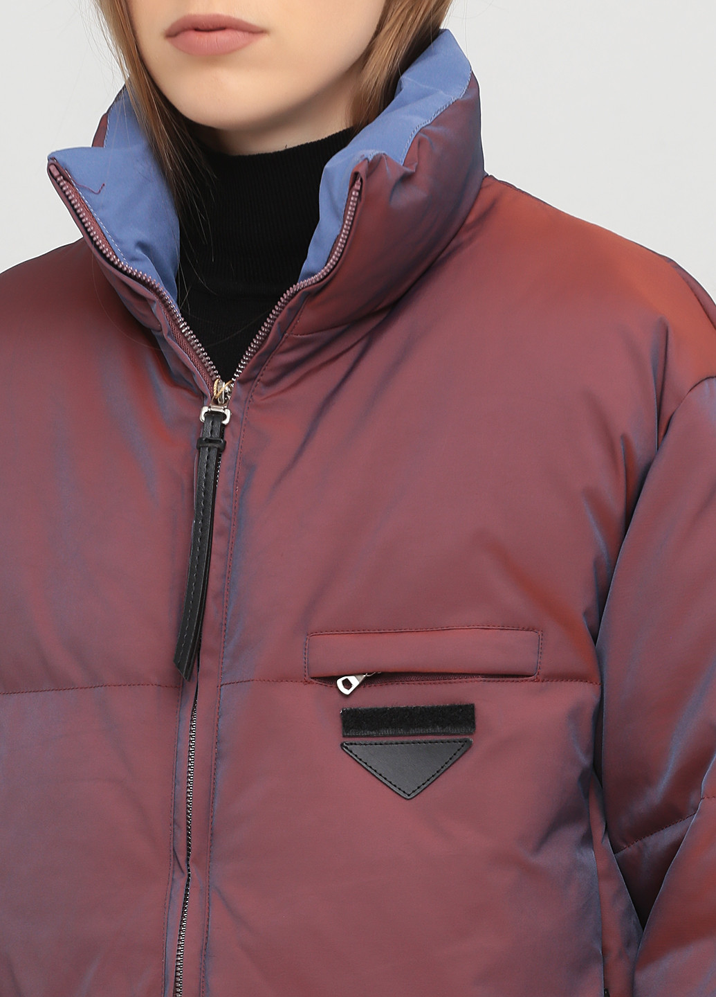 Бордовая зимняя куртка Annagella