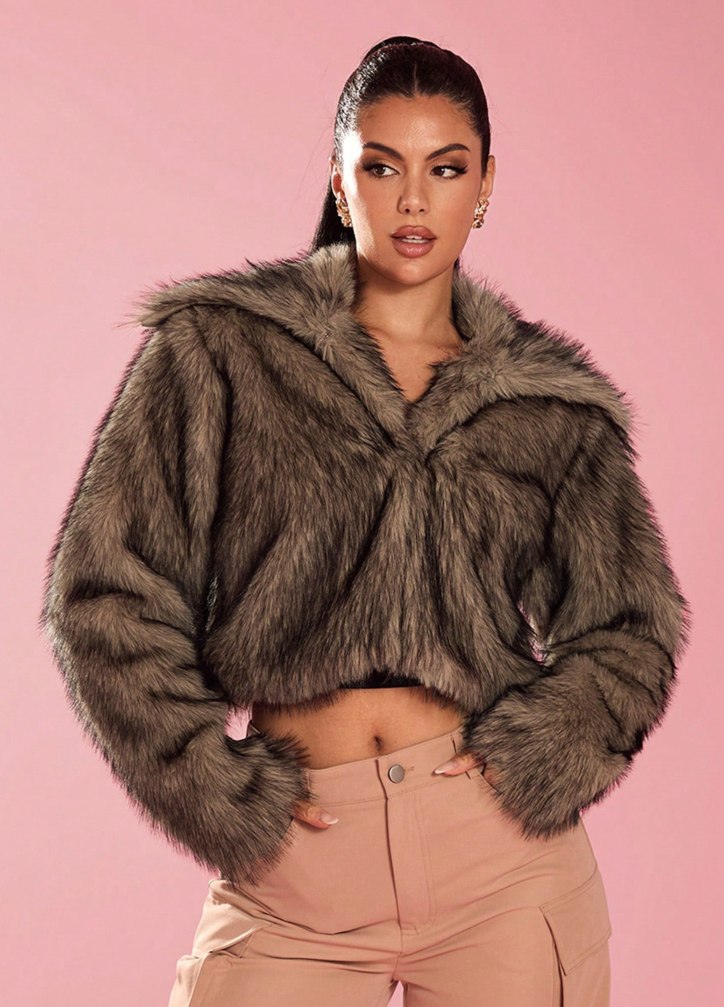 Полушубок SHEIN (341532613)