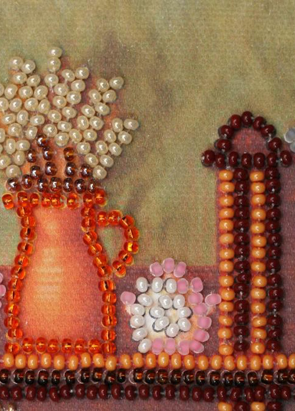 Набор для вышивки бисером на натуральном художественном холсте "Столовый буфет" Абрис Арт AB-372 Abris Art (255337298)