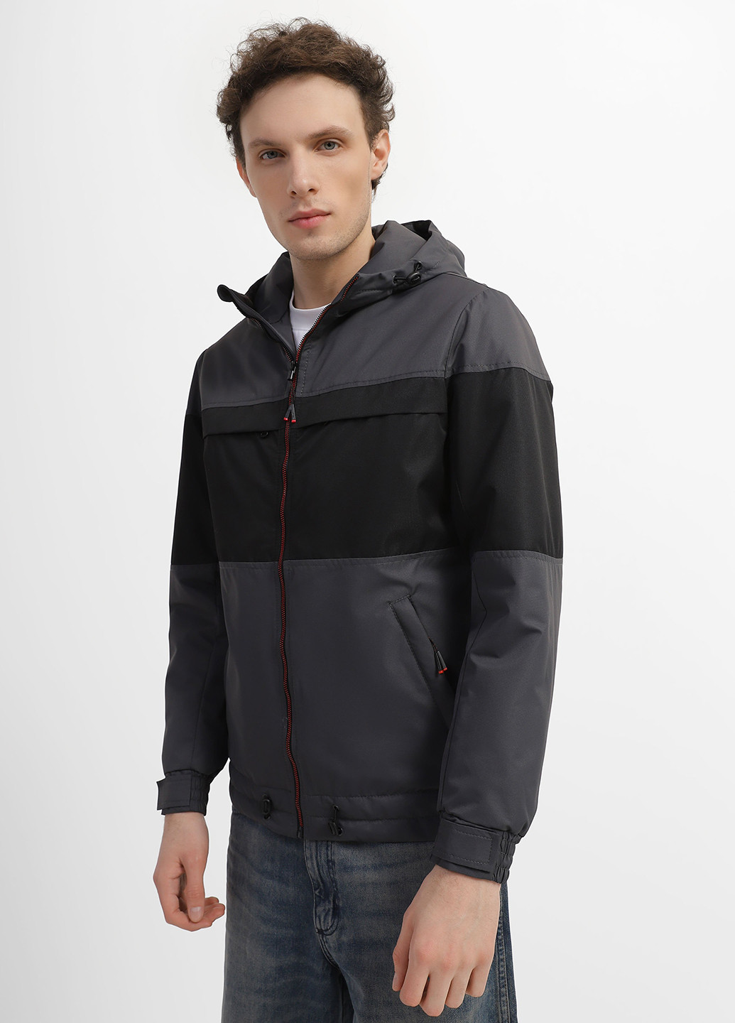 Сіра демісезонна куртка Braska Т41/316