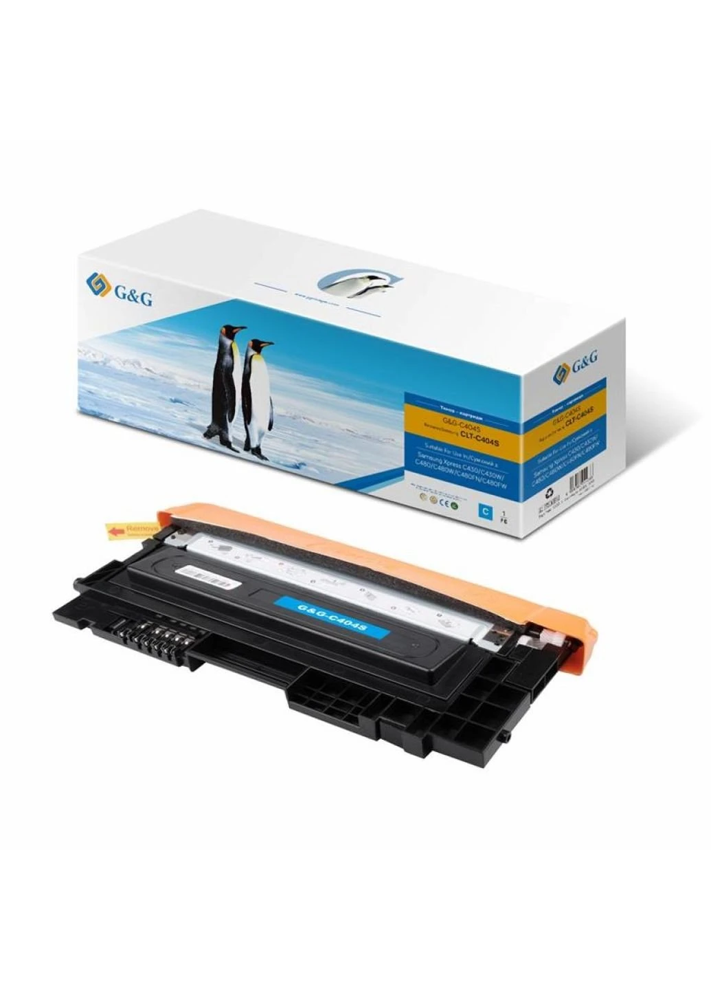 Картридж G & G для Samsung C430 / C430W, C480 / C480W / C480FN Cyan ST974A (G & G-C404S) G&G для Samsung C430/C430W,C480/C480W/ C480FN Cyan ST9 (247616562)