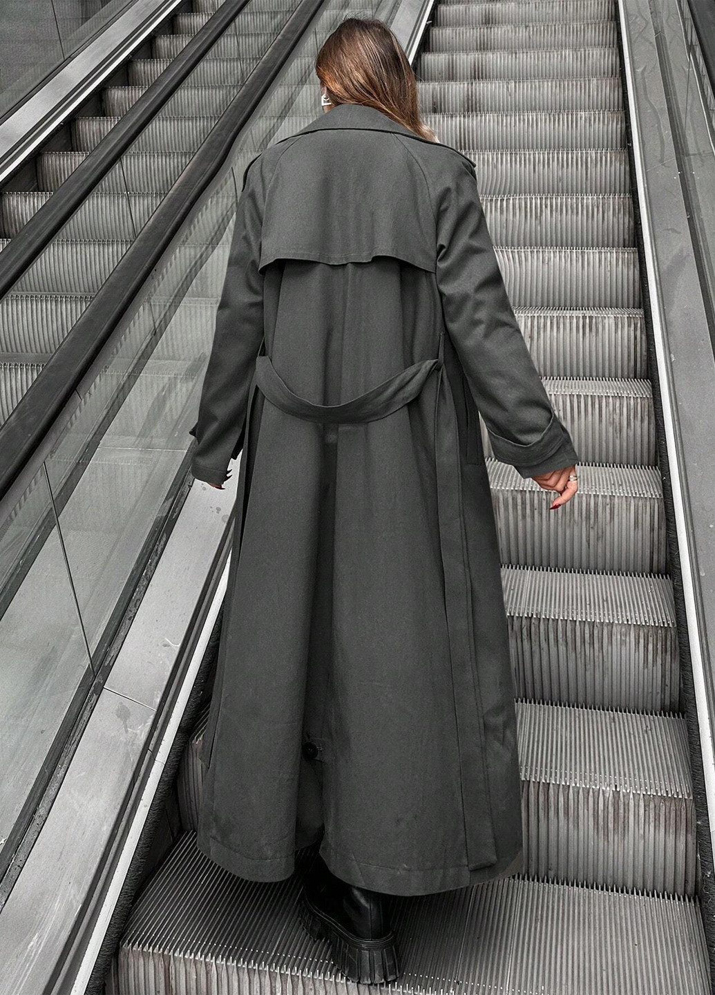 Плащ SHEIN тренчкот на пуговицах демисезон (301767630)