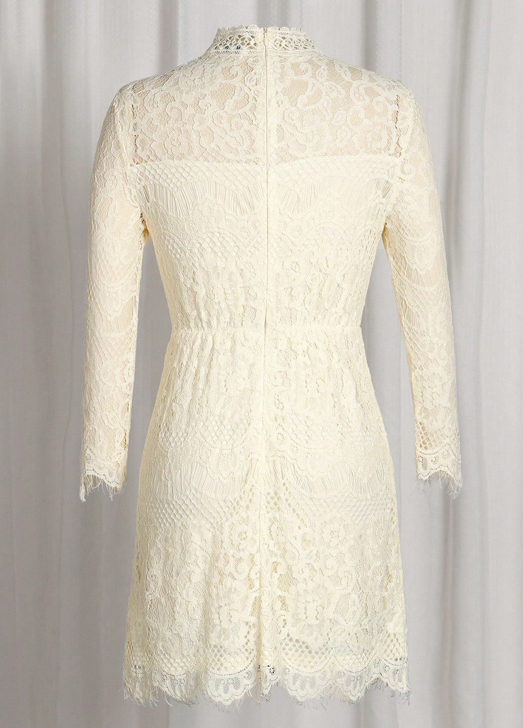 Кремова святковий сукня SHEIN однотонна