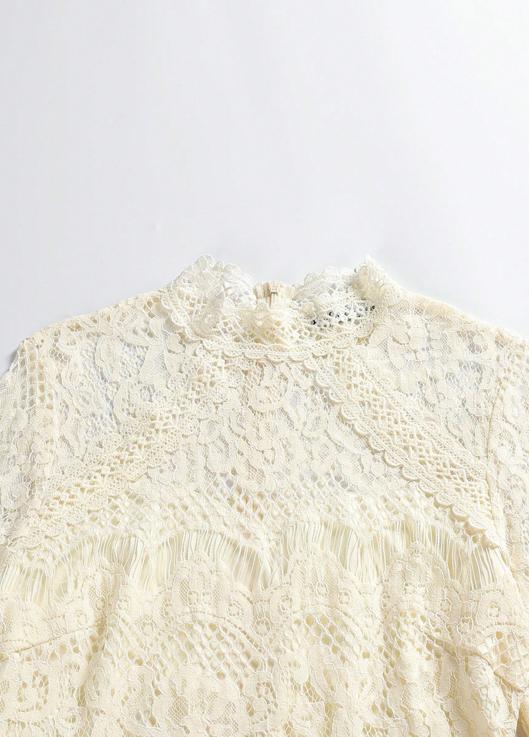 Кремова святковий сукня SHEIN однотонна