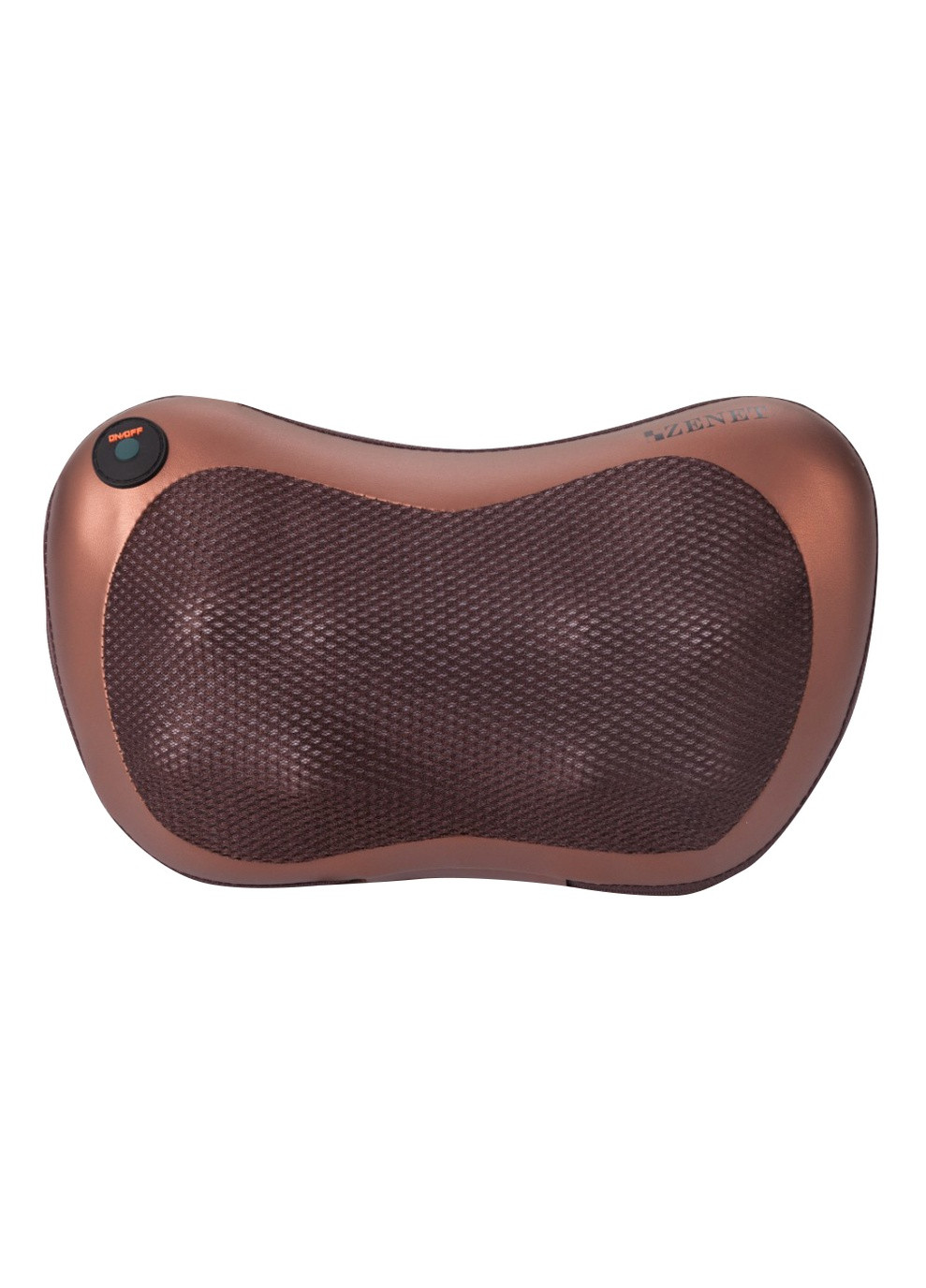 Массажная подушка в автомобиль Massage pillow спины и шеи с инфракрасным подогревом MS No Brand (253910097)