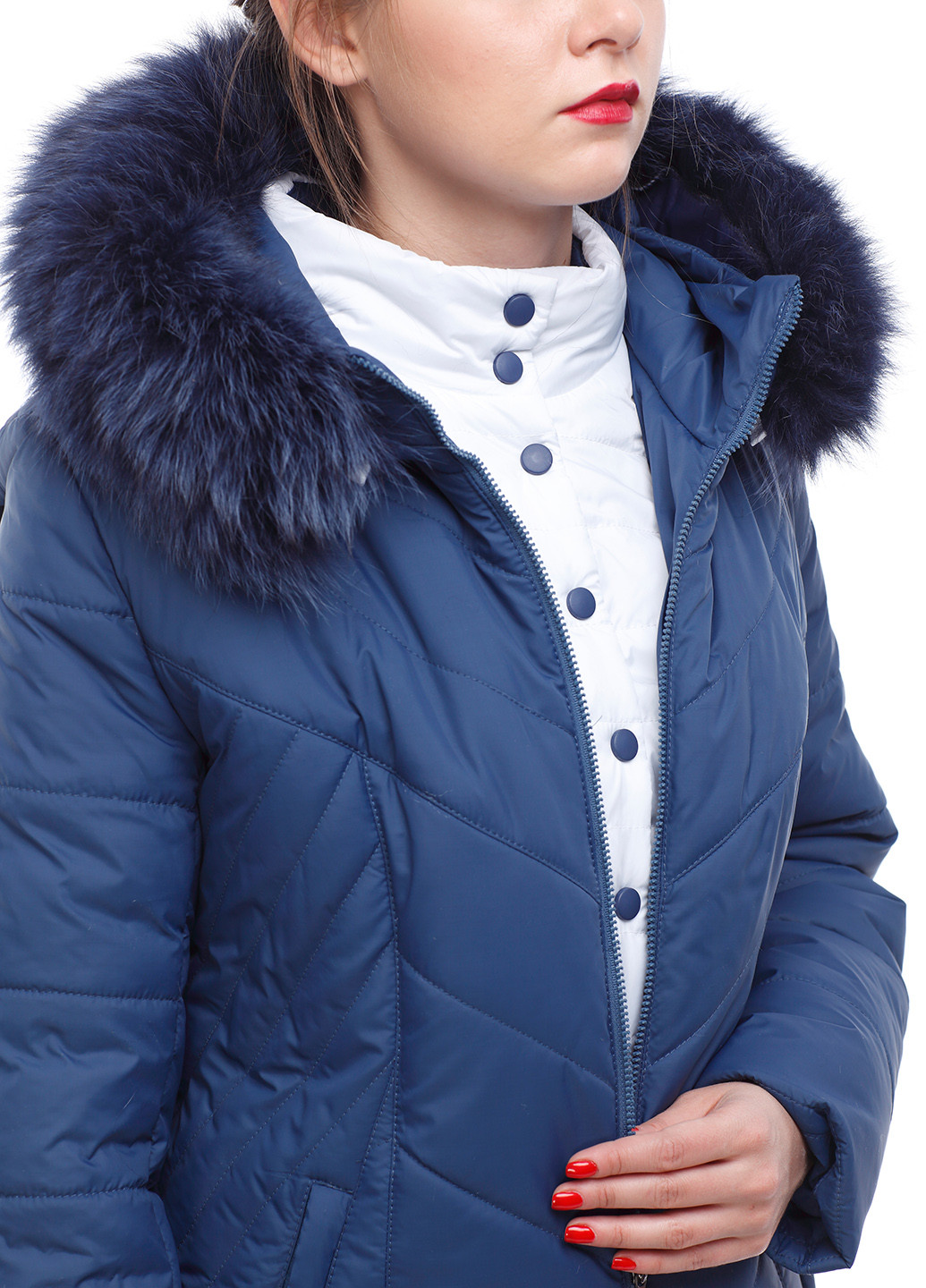 Синяя зимняя куртка Origa