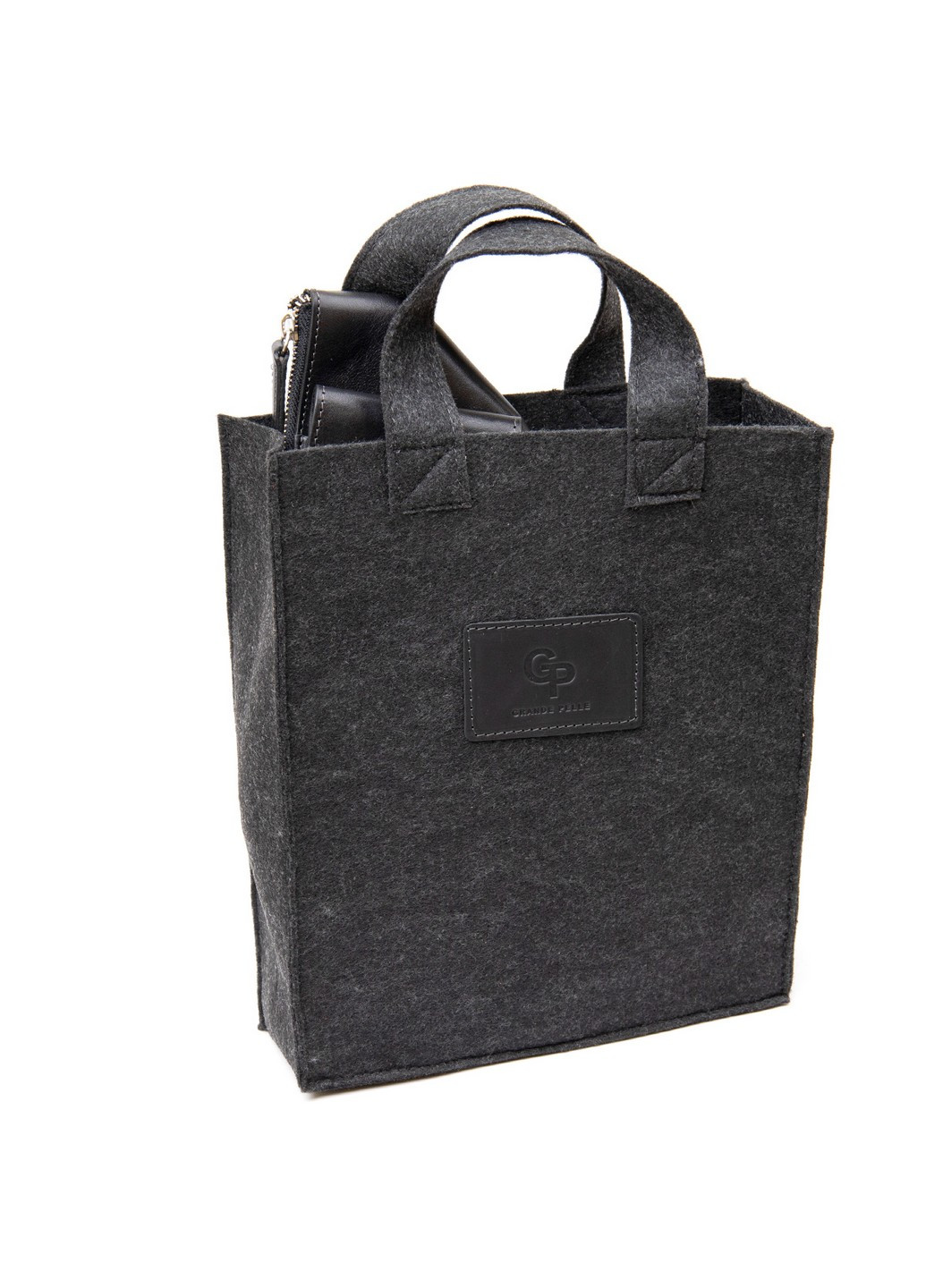 Кожаная сумка через плечо 21х31х1,5 см Grande Pelle (253660238)