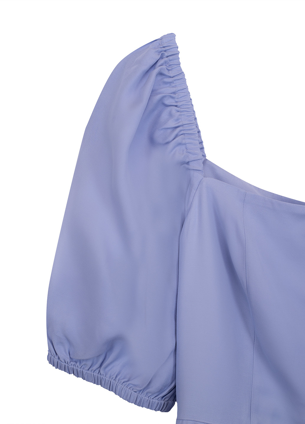 Світло-синя кежуал сукня з відкритими плечима Paris Atelier однотонна