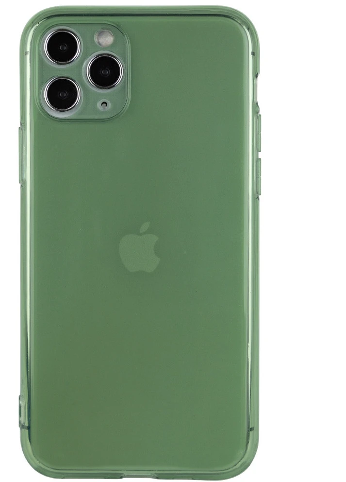 Матовий напівпрозорий TPU чохол із захистом камери для Apple iPhone 11 Pro Max (6.5 ') Зелений / Green (is_00000038081_1) Epik (229728157)