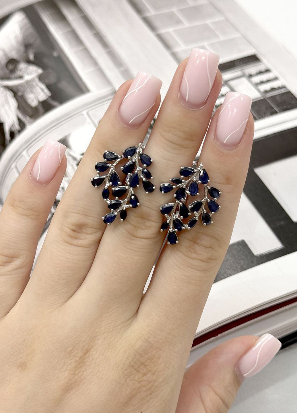 Сережки Silver Flame (301048254)