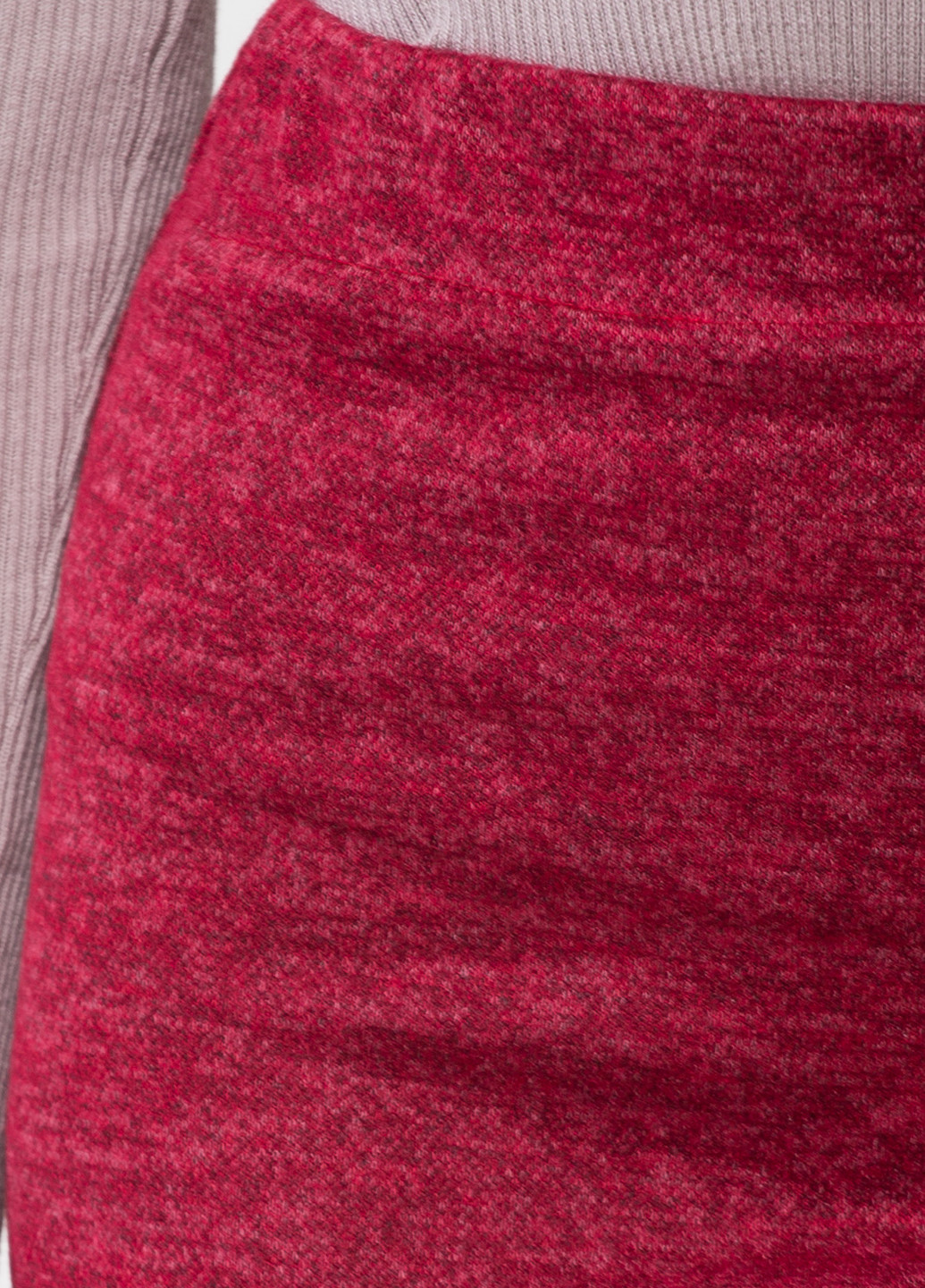 Темно-красная кэжуал однотонная юбка Garne миди