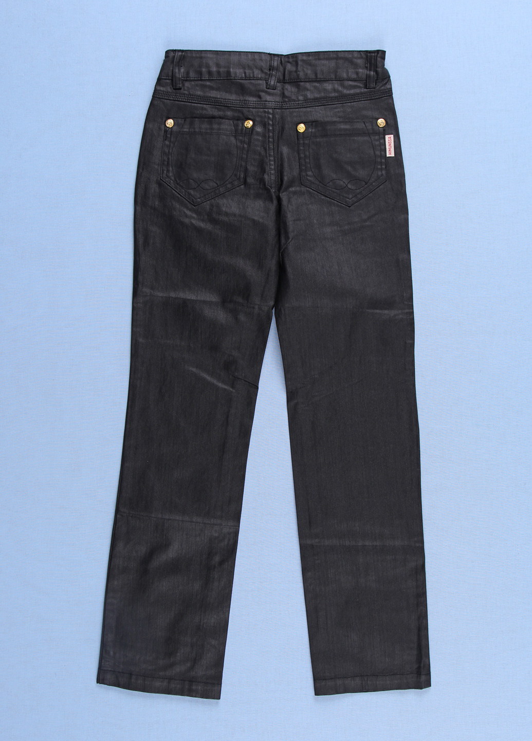 Черные демисезонные джинсы Himunssa