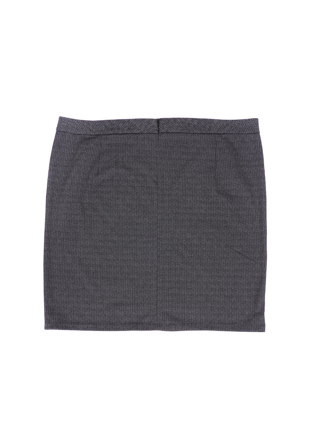 Черно-белая кэжуал с геометрическим узором юбка C&A карандаш