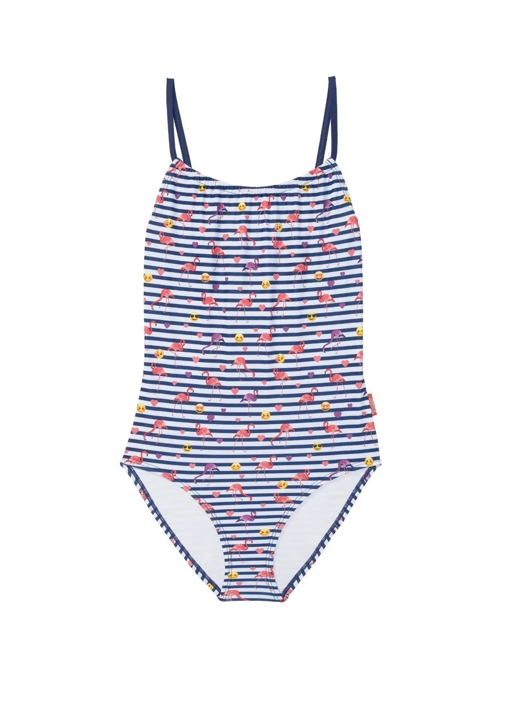 Синий летний купальник слитный Lupilu