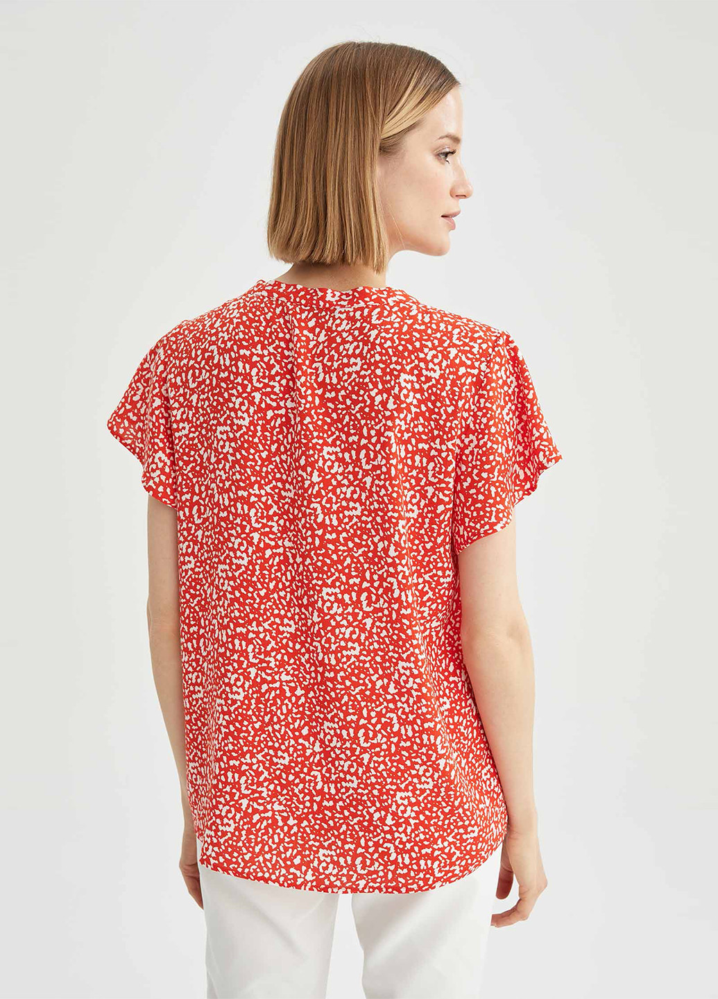Червона літня блуза DeFacto