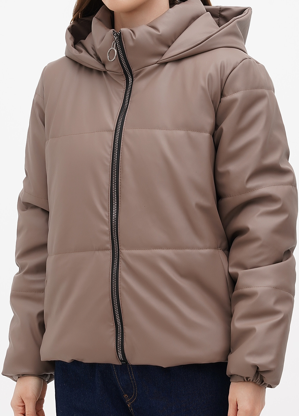 Темно-бежевая зимняя куртка Basconi