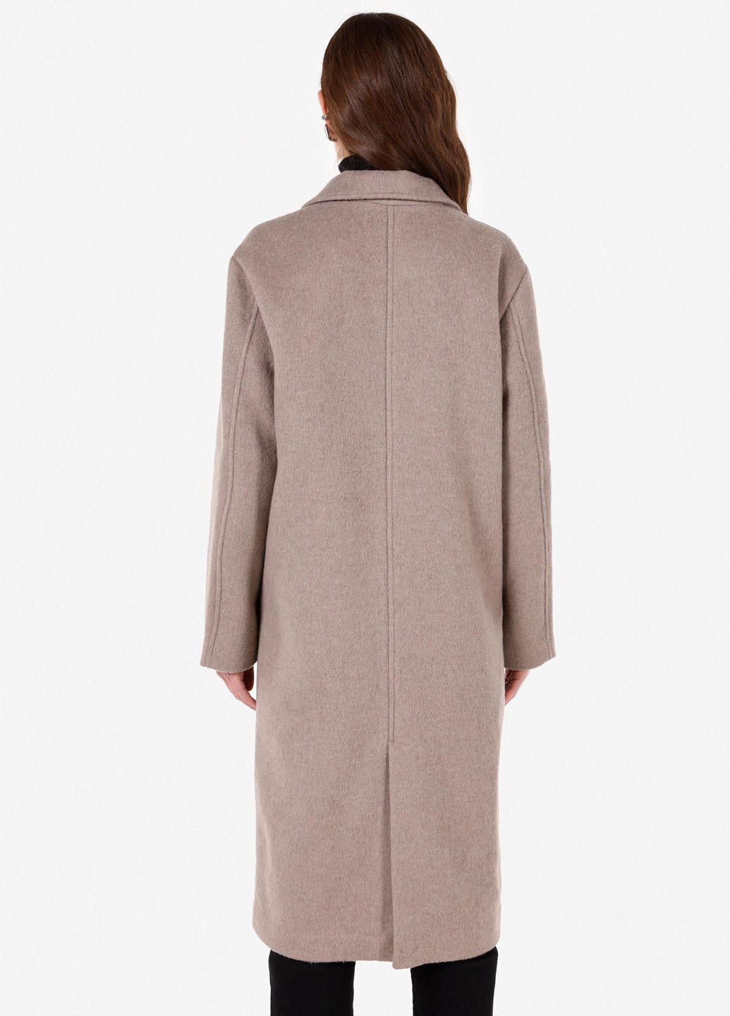 Темно-бежевое демисезонное Пальто однобортное Colin's