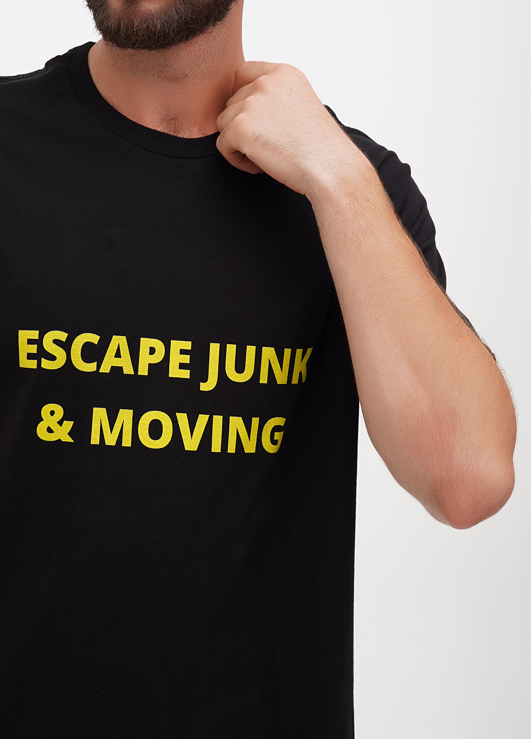 Черная футболка Hanes