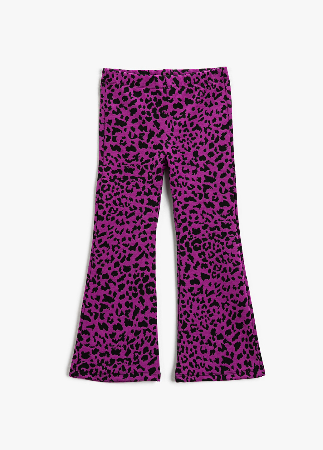 Пурпурные кэжуал демисезонные клеш брюки KOTON