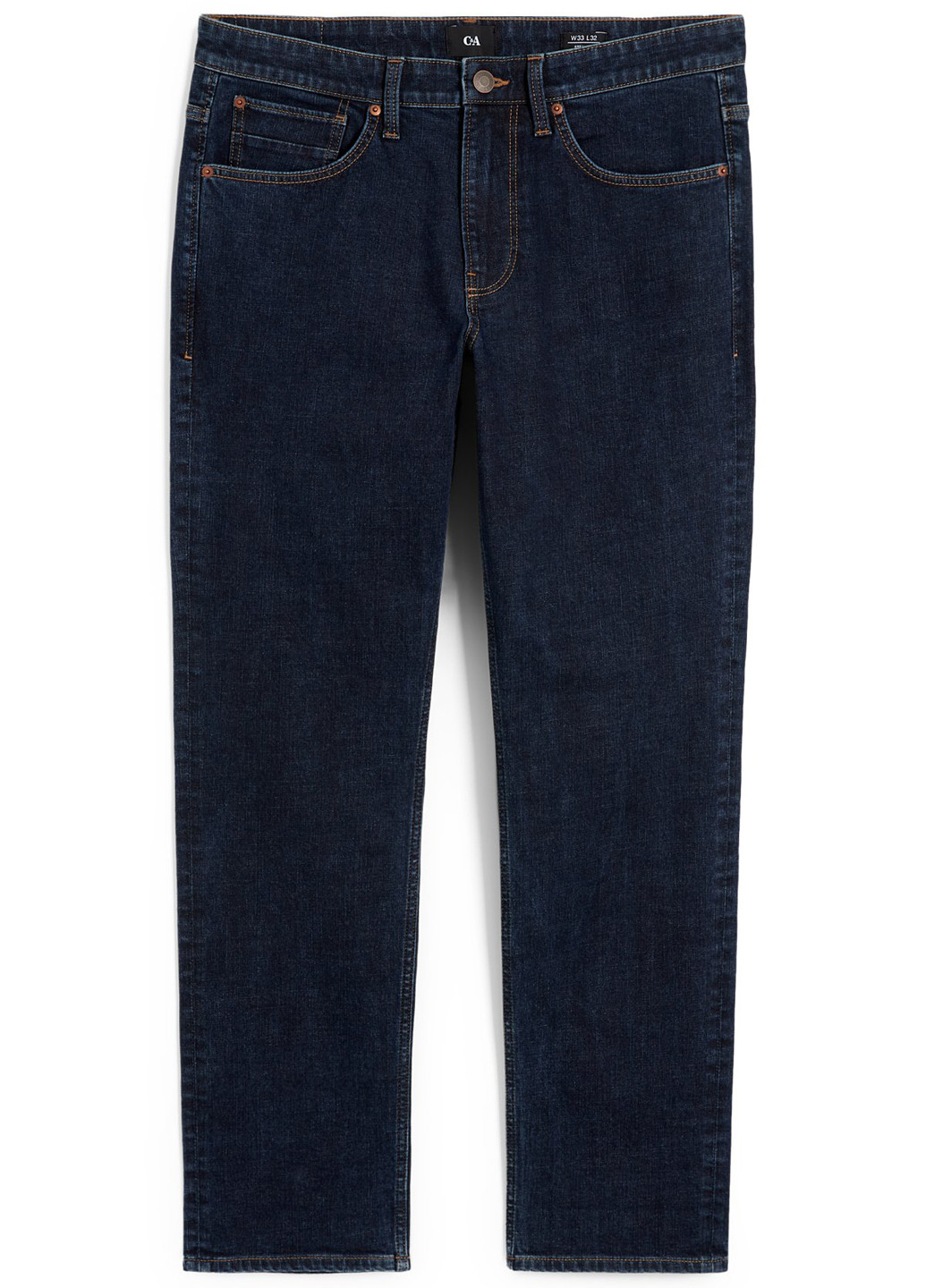 Темно-синие демисезонные слим джинсы C&A