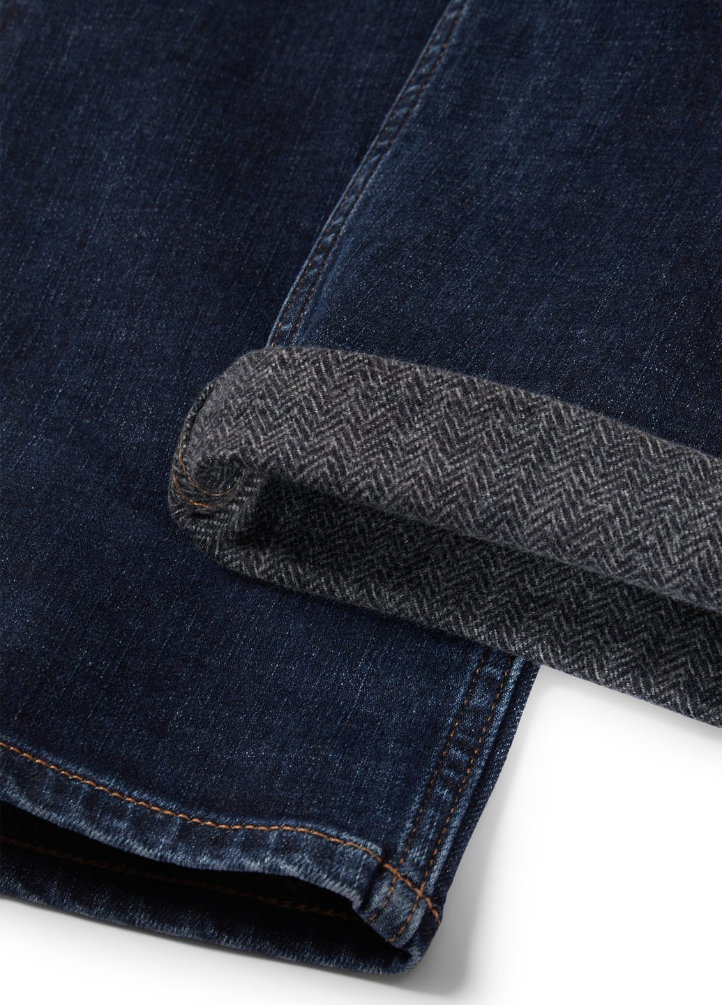 Темно-синие демисезонные слим джинсы C&A