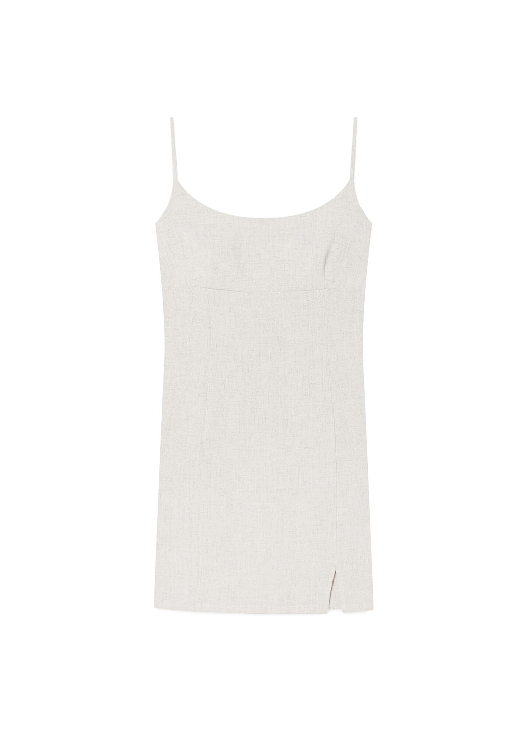 Світло-бежева кежуал сукня Stradivarius меланжева