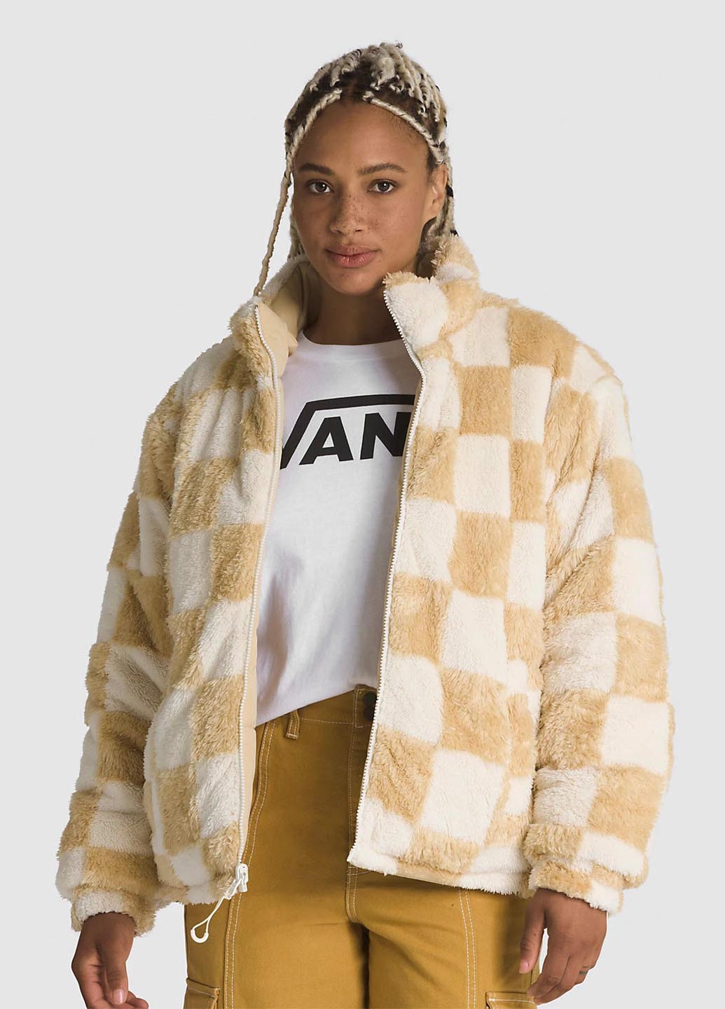 Бежева зимня куртка Vans VN000F8YDJR1