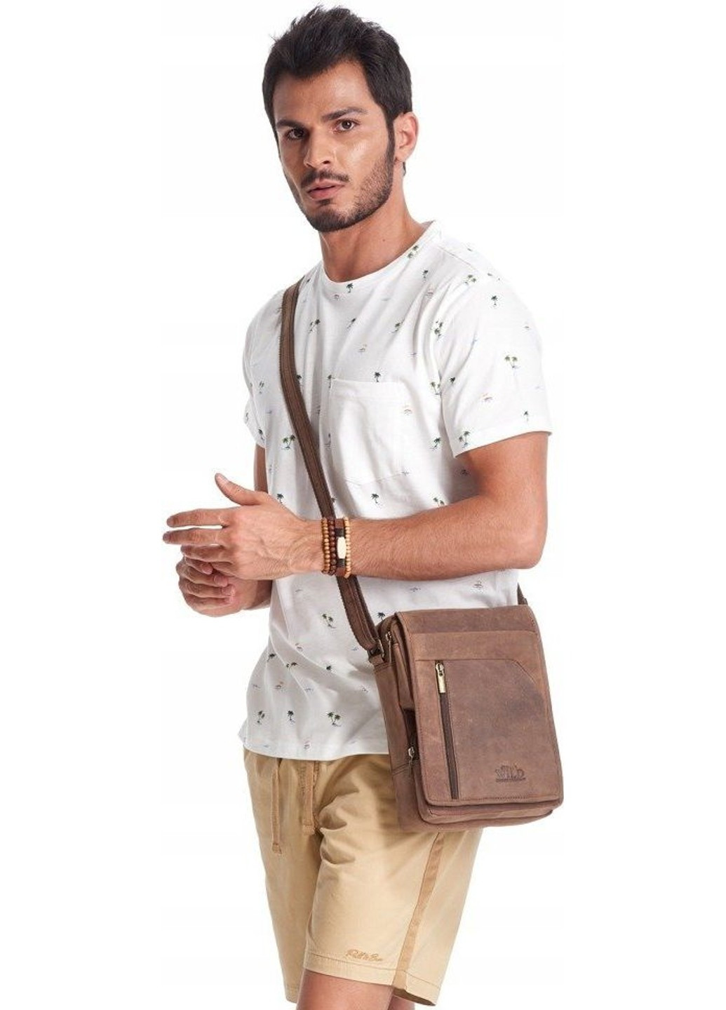 Сумка через плечо мужская кожаная 5747-TGH Always Wild (254314300)