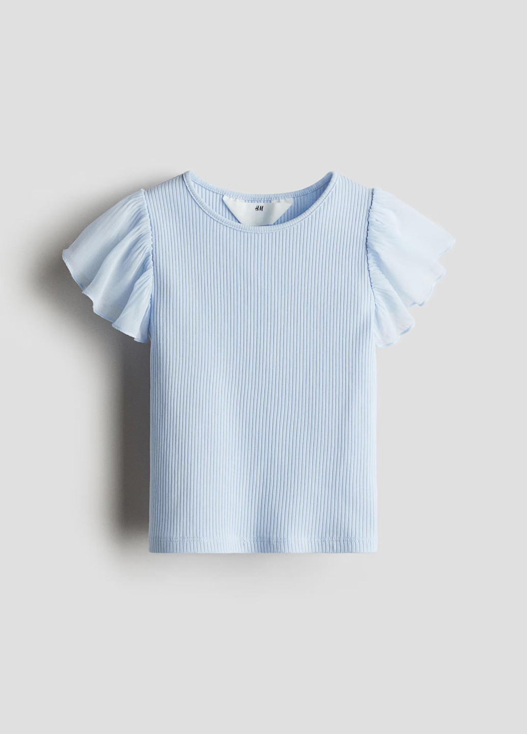 Блакитна літня футболка H&M