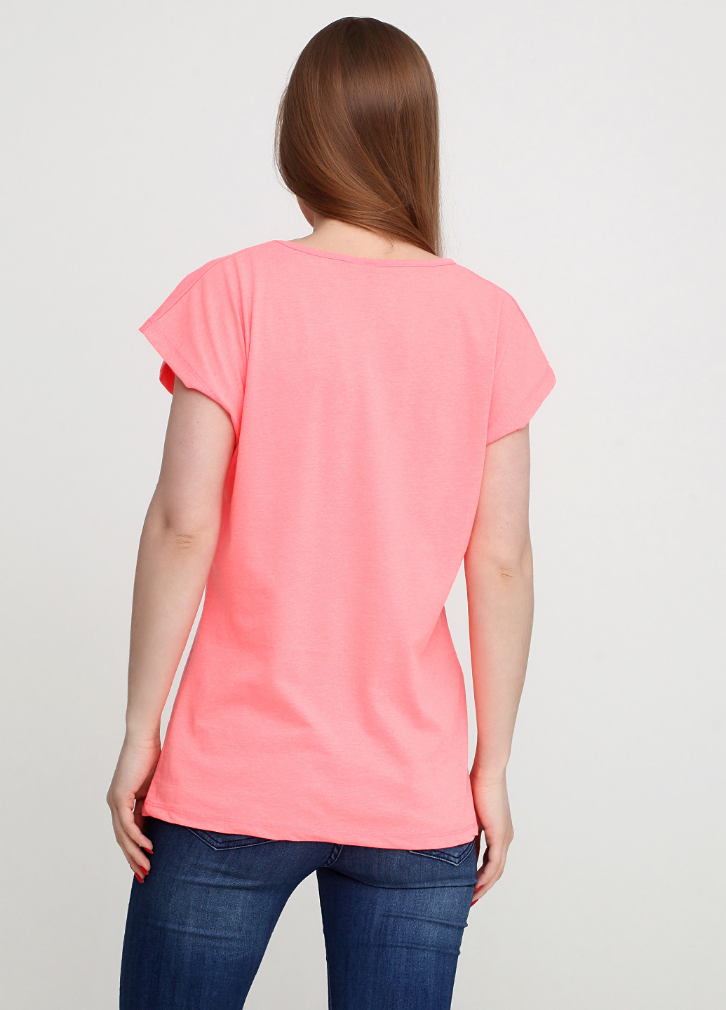 Розовая летняя футболка Kafkame
