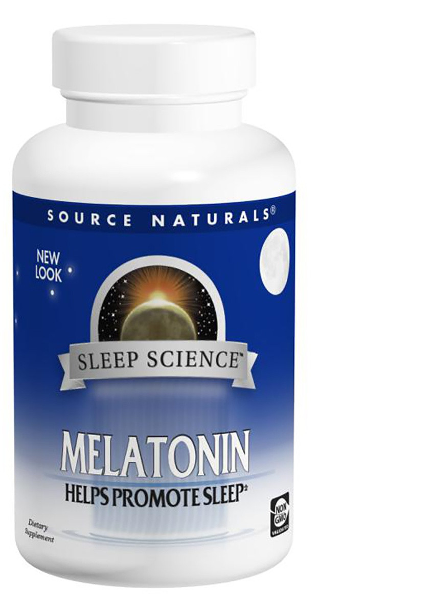 Мелатонин 1мг, Вкус Апельсина, Sleep Science,, 100 таблеток для рассасывания Source Naturals (225714701)