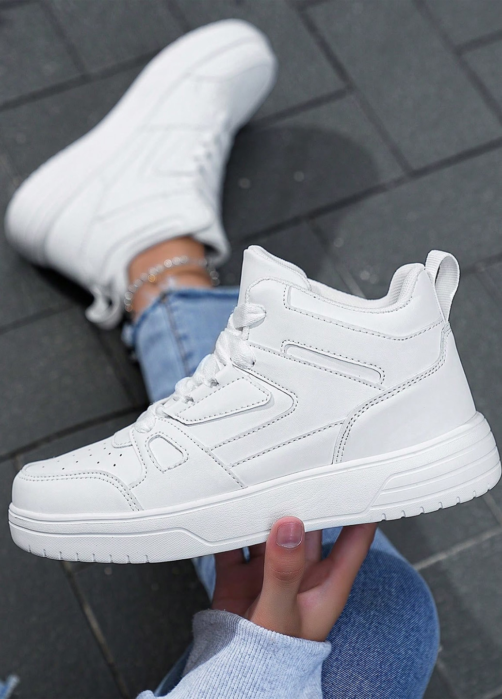 Кросівки SHEIN білі демісезони (324037956)