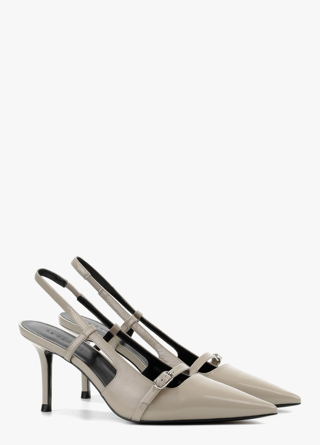 Le'BERDES Туфлі слінгбекі хакі з натуральна шкіра, україна — літо (322646273)