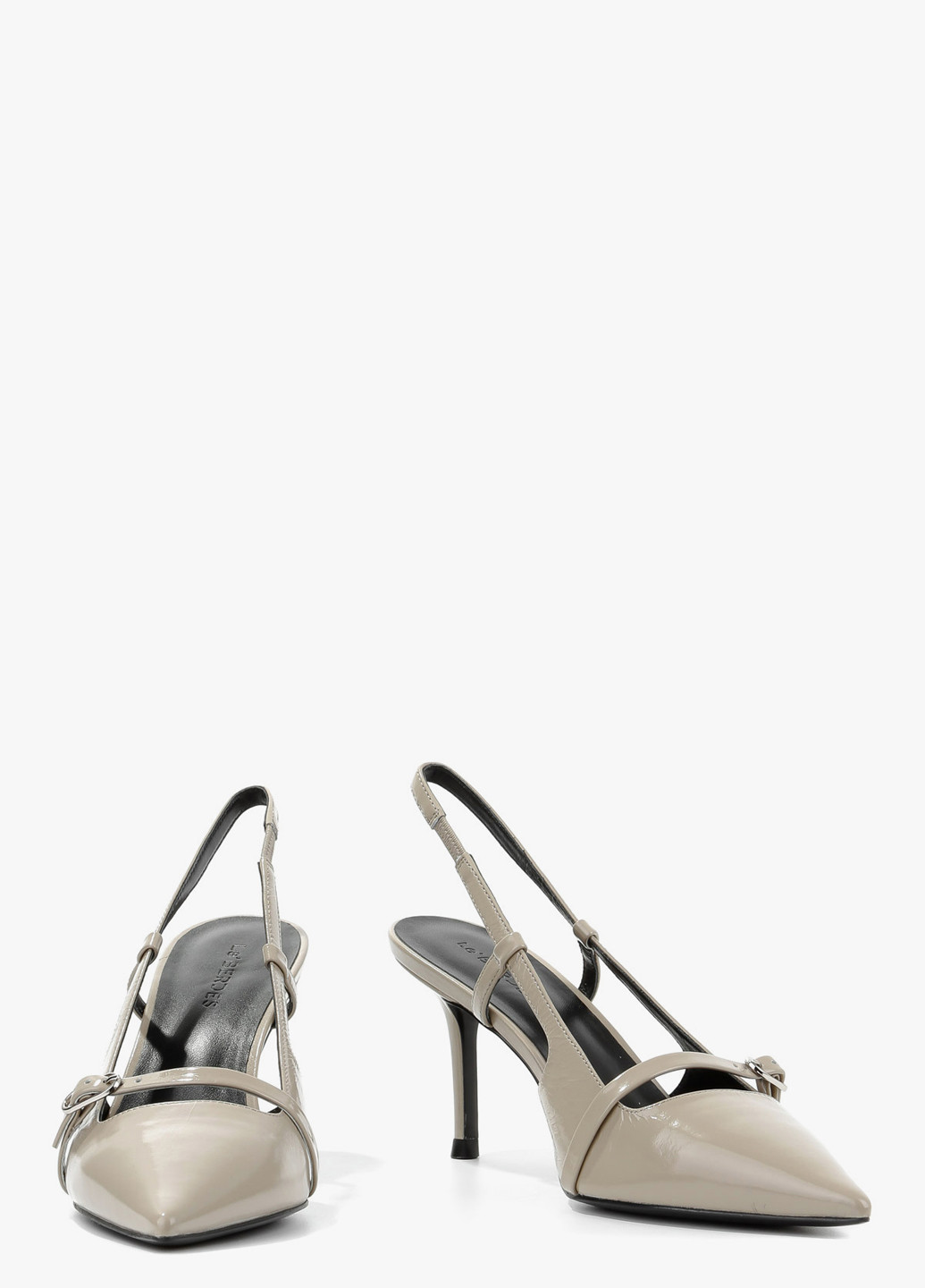 Le'BERDES Туфлі слінгбекі хакі з натуральна шкіра, україна — літо (322646273)