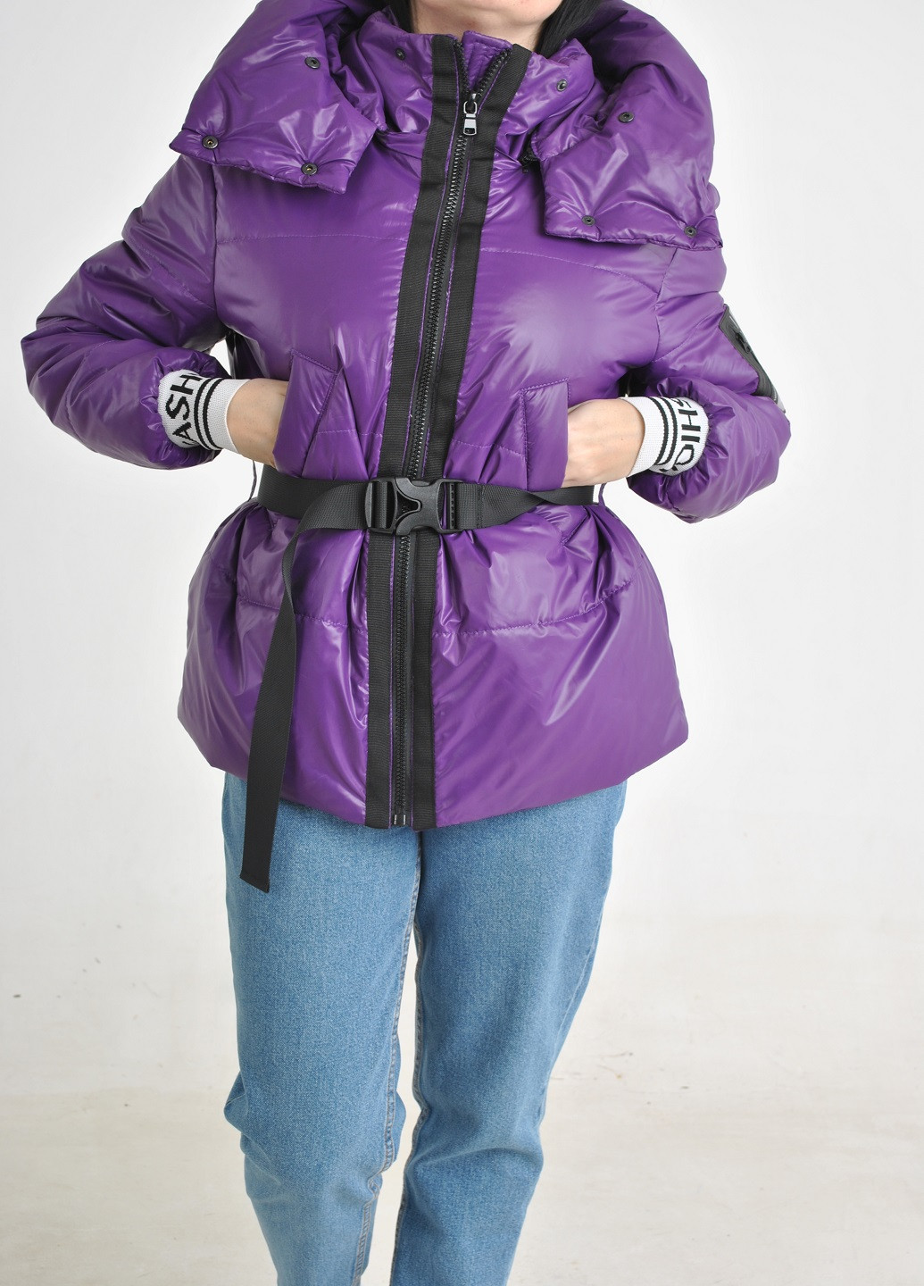 Фиолетовая демисезонная куртка Fashion Club