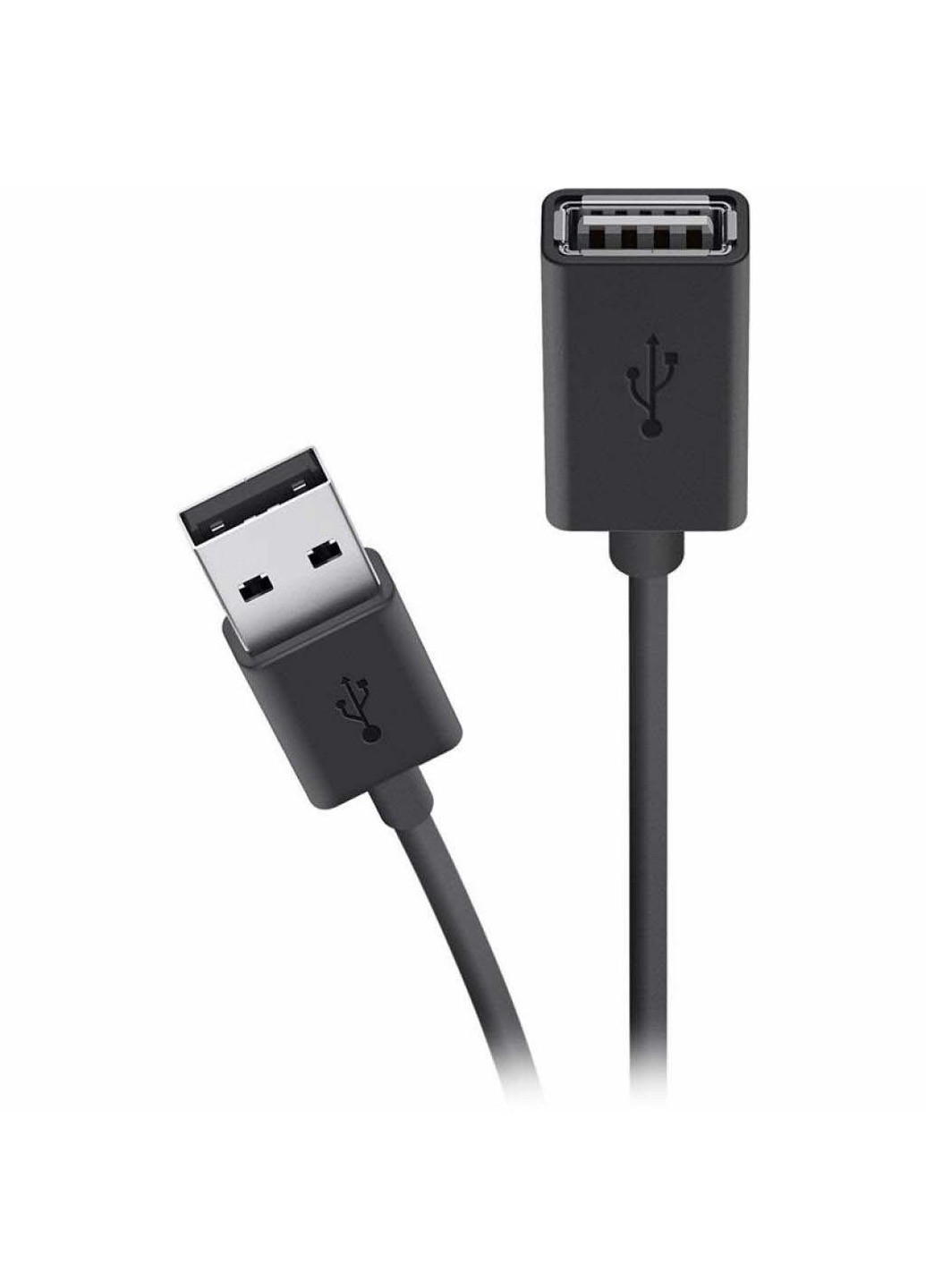 Дата кабель USB 2.0 AM / AF Extension cable 4.8m black (F3U153BT4.8M) Belkin usb 2.0 am/af extension cable 4.8m black (239382637)