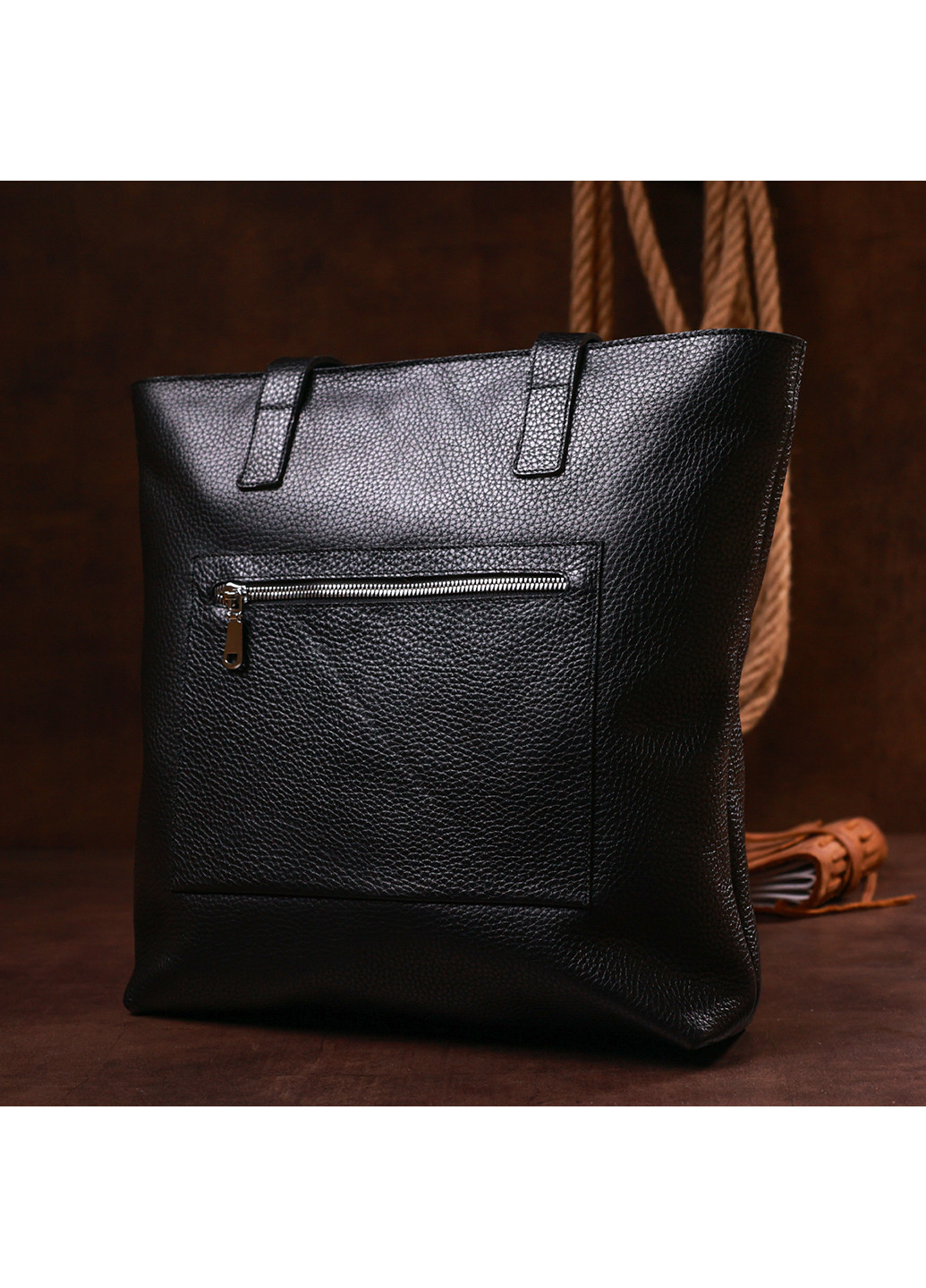 Жіноча шкіряна сумка 36х33х8,5 см Shvigel (253490945)