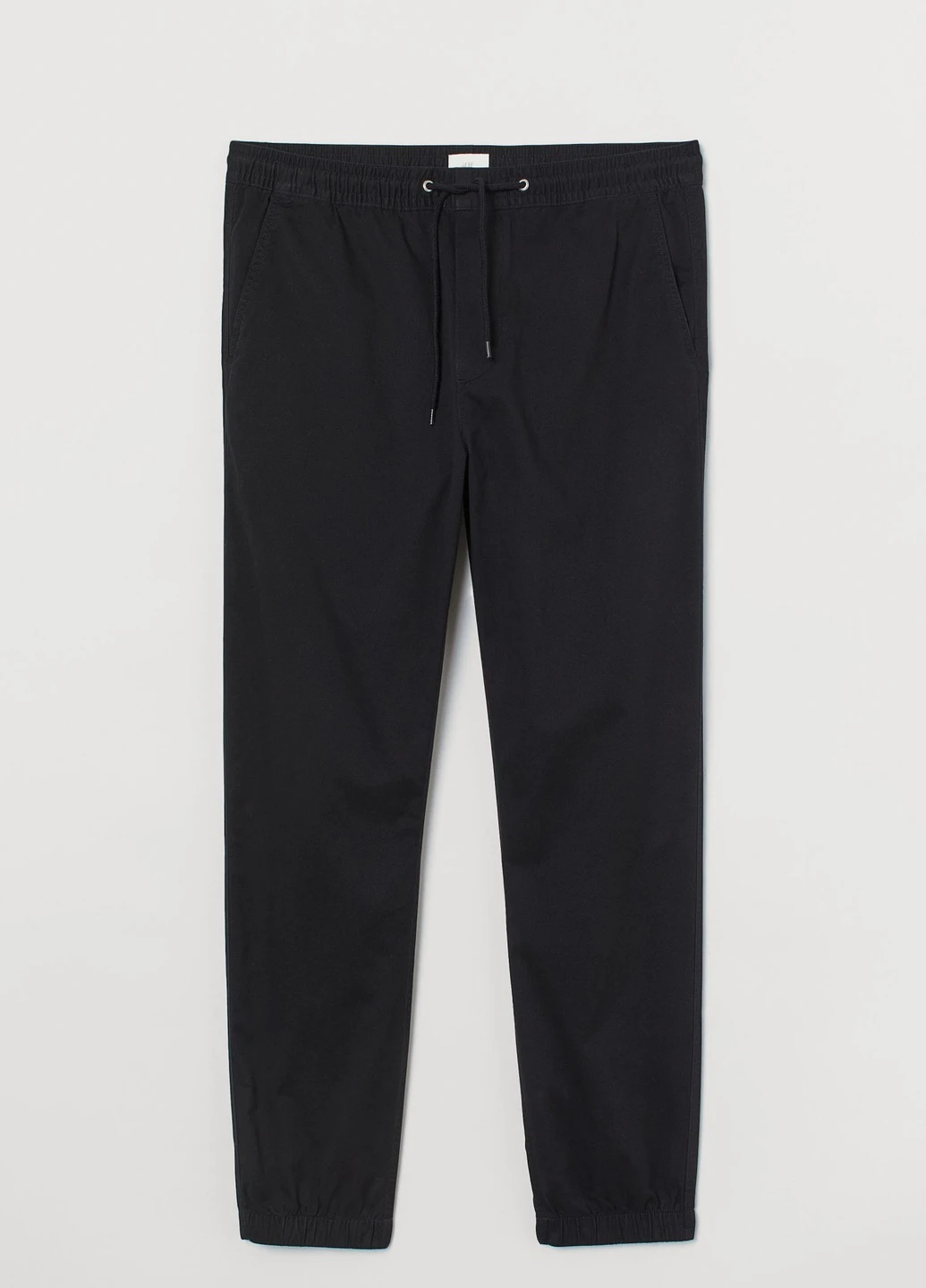 Черные летние брюки H&M