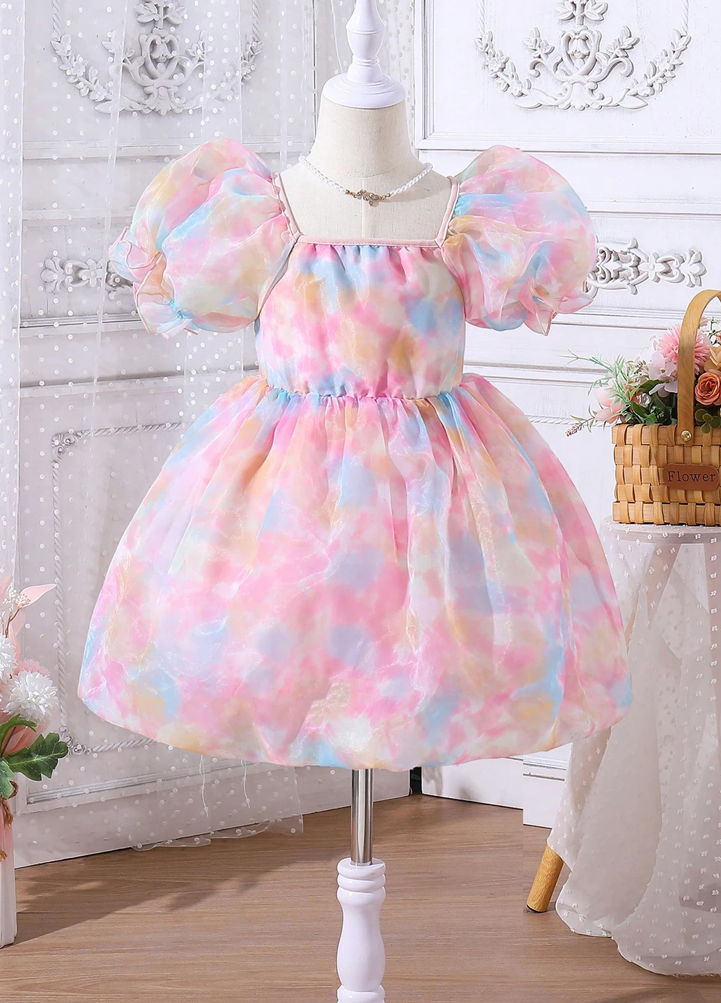 Комбинированное платье SHEIN (331624088)