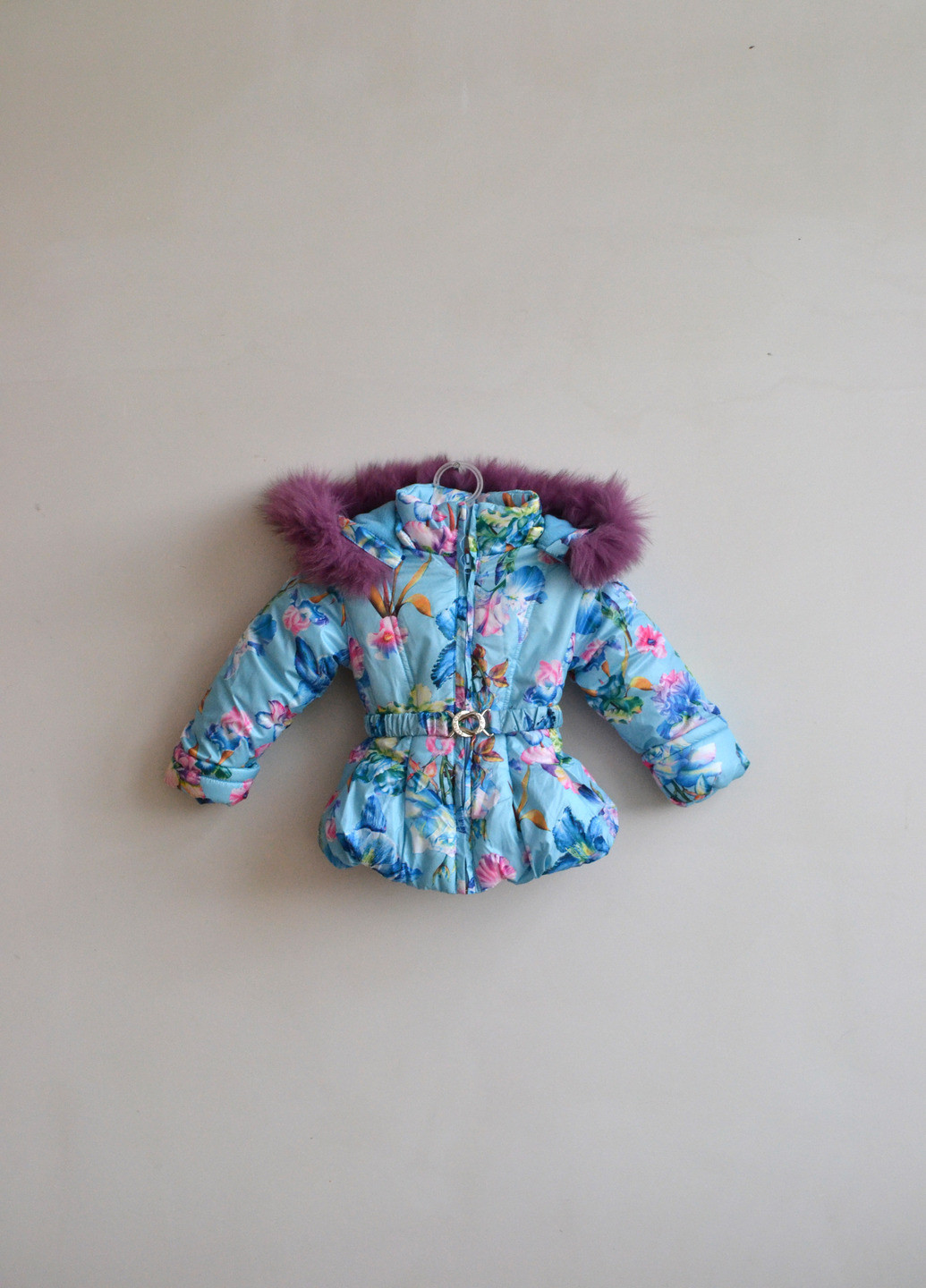 Комбінована зимня куртка тюльпан Piccolo L