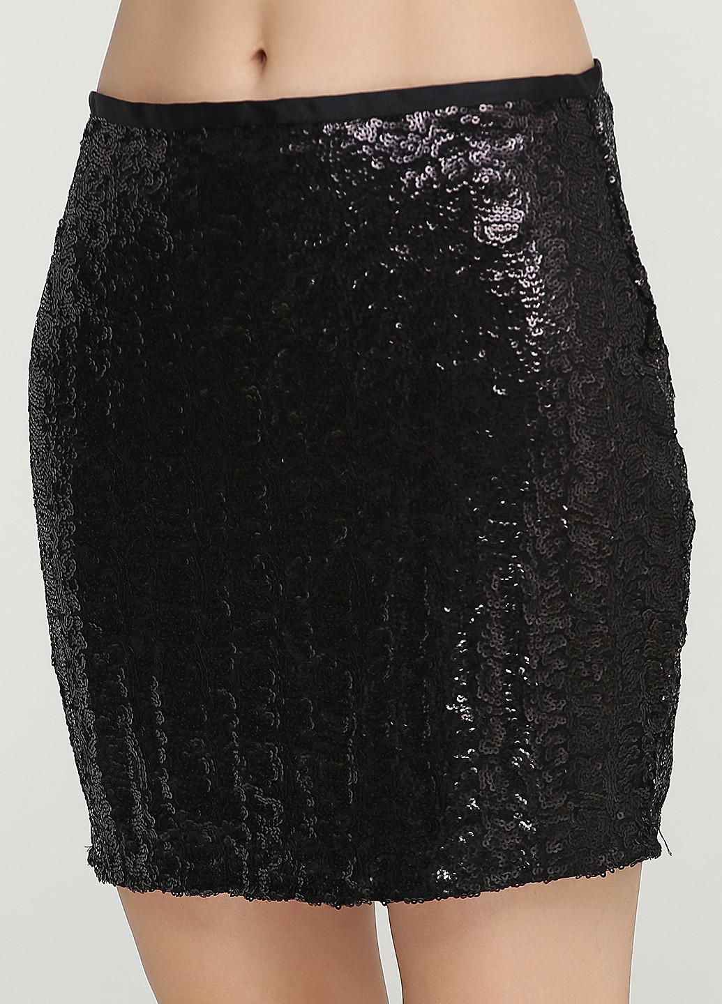 Черная кэжуал однотонная юбка Terranova мини