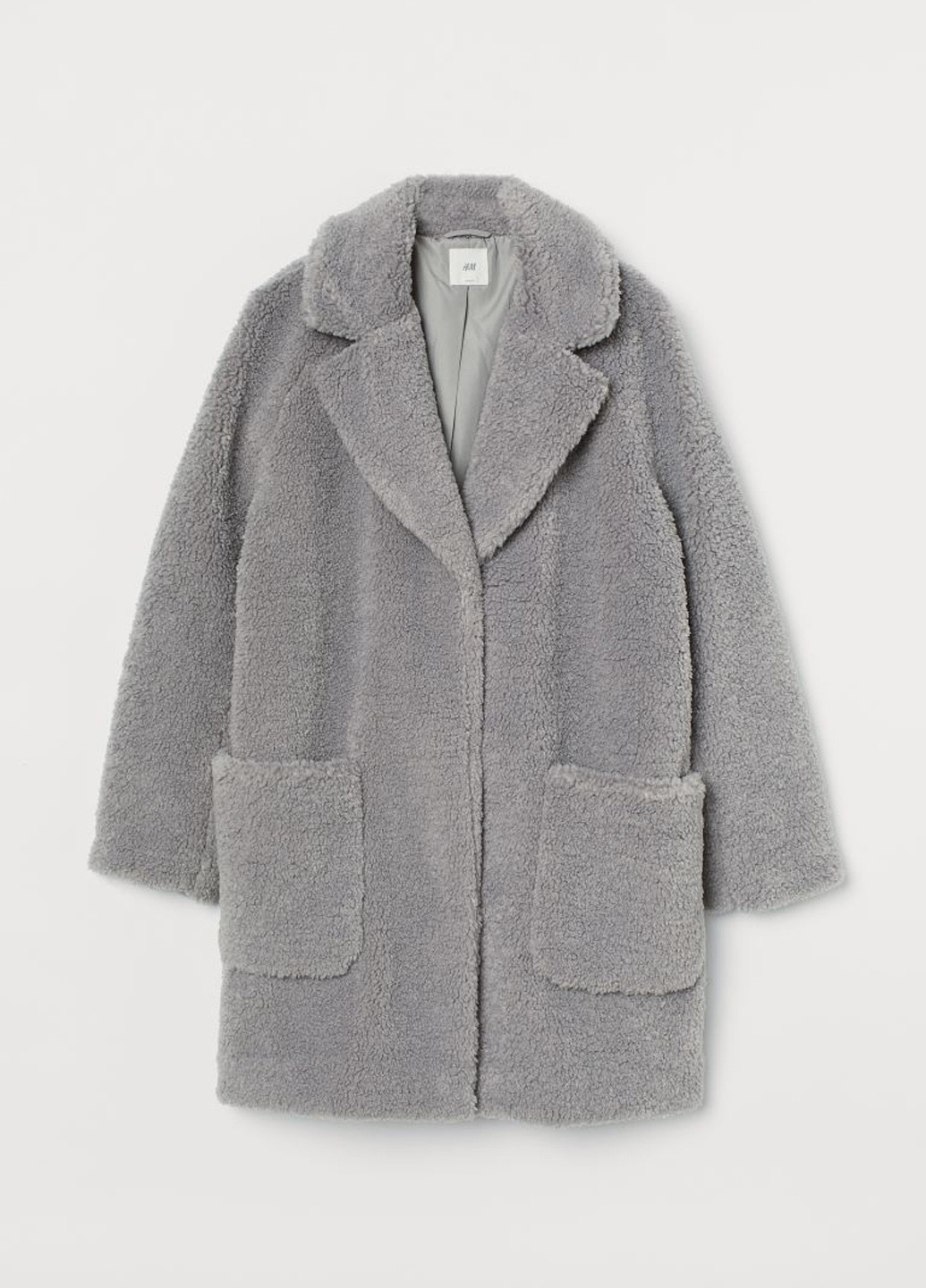 Серое демисезонное Пальто H&M
