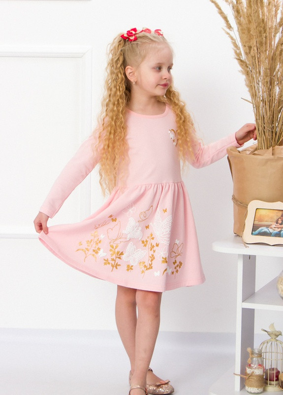 Светло-розовое платье для девочки Носи своє (253640431)