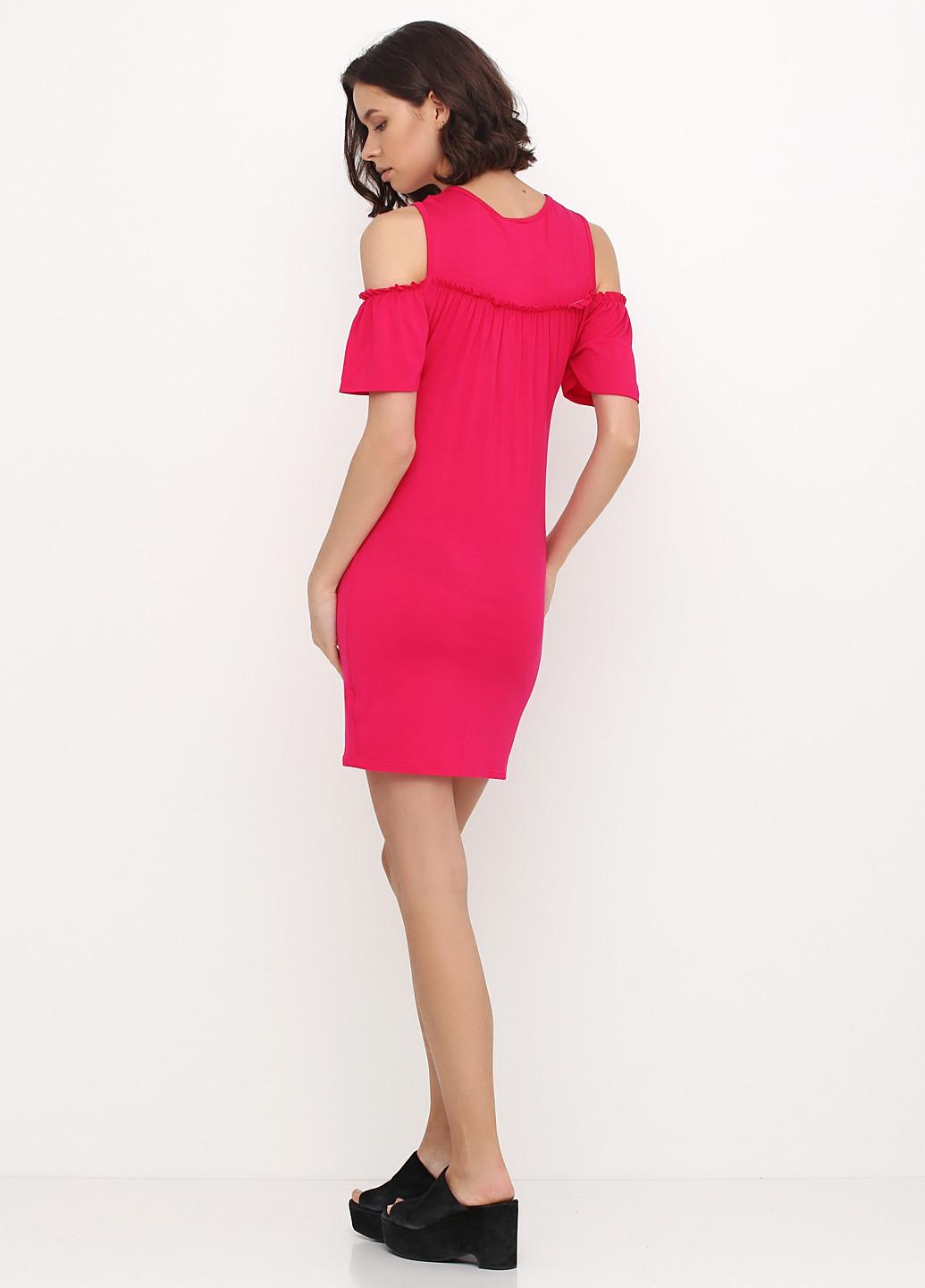 Розовое кэжуал платье Alya by Francesca`s однотонное