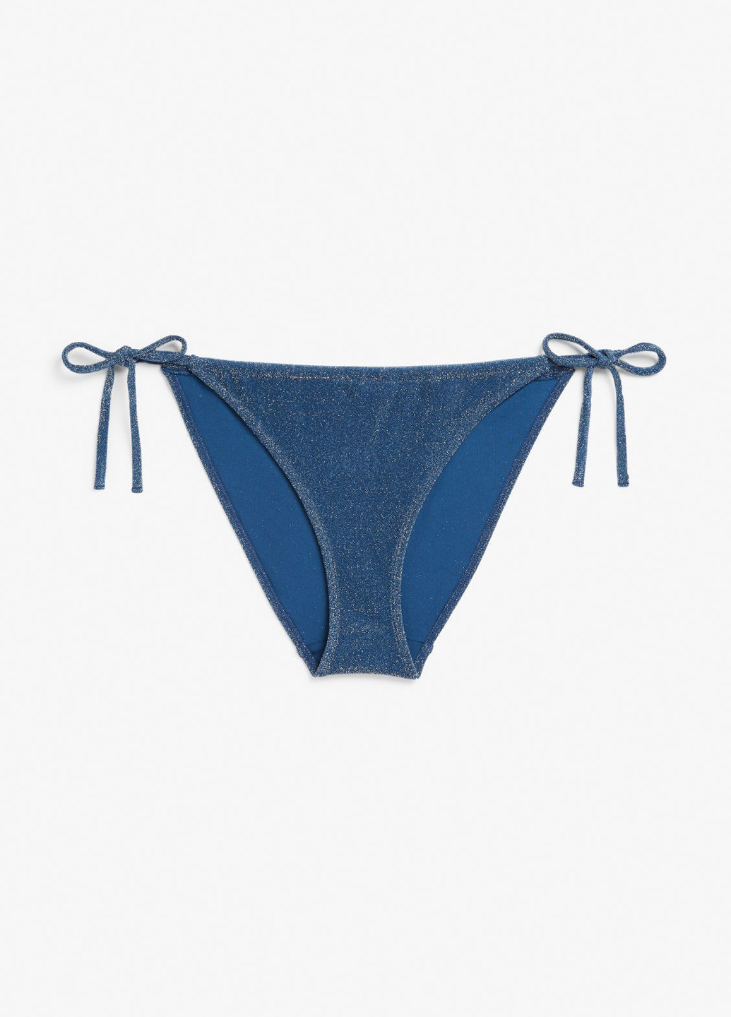 Синие купальные трусики-плавки однотонные Monki