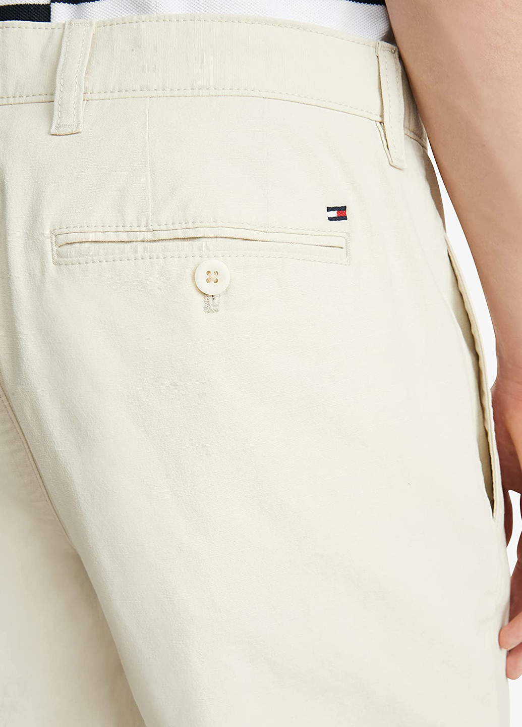 Светло-бежевые кэжуал демисезонные чиносы брюки Tommy Hilfiger