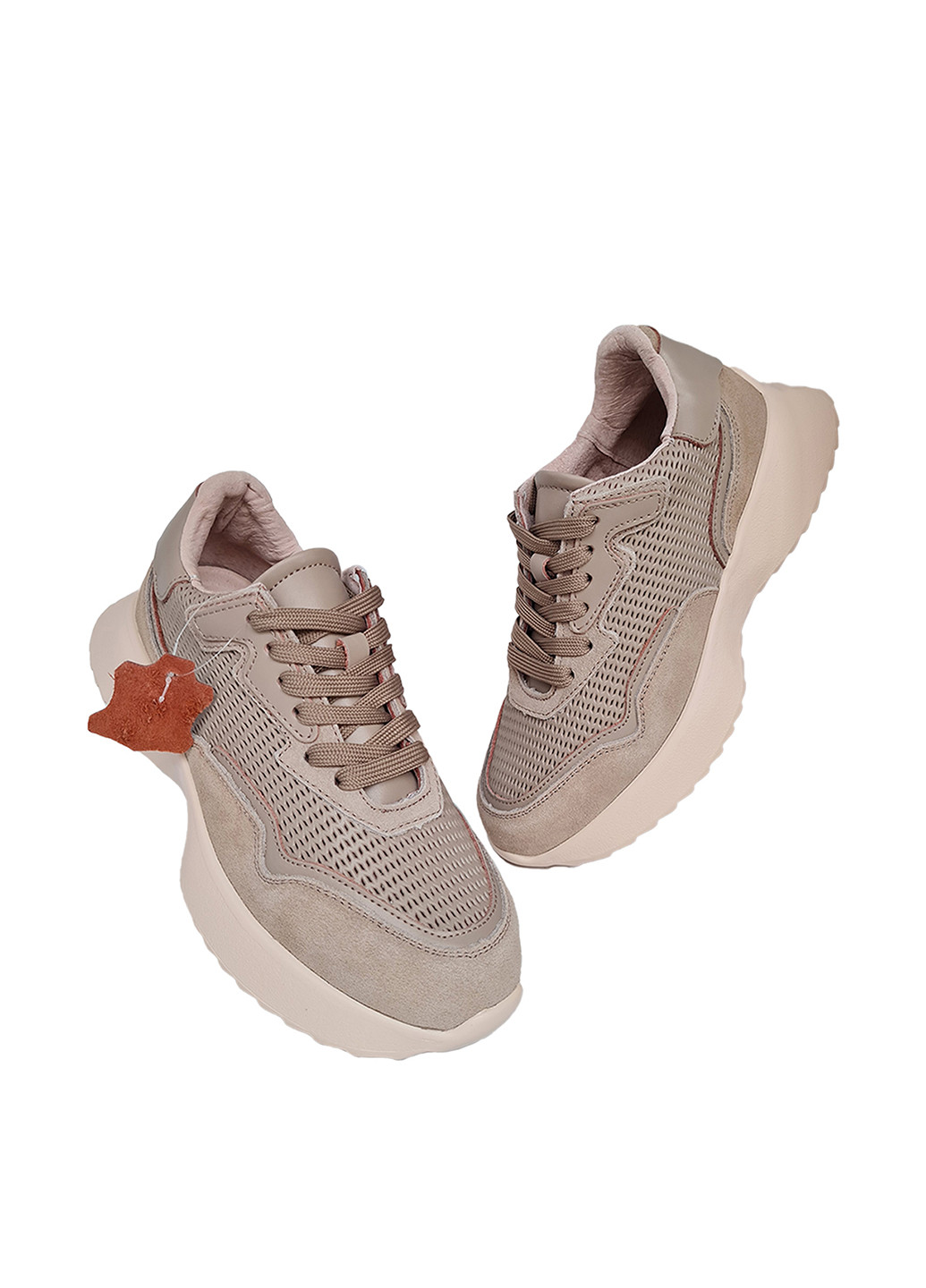 Кроссовки Jessica кофейные демисезоны (304153104)